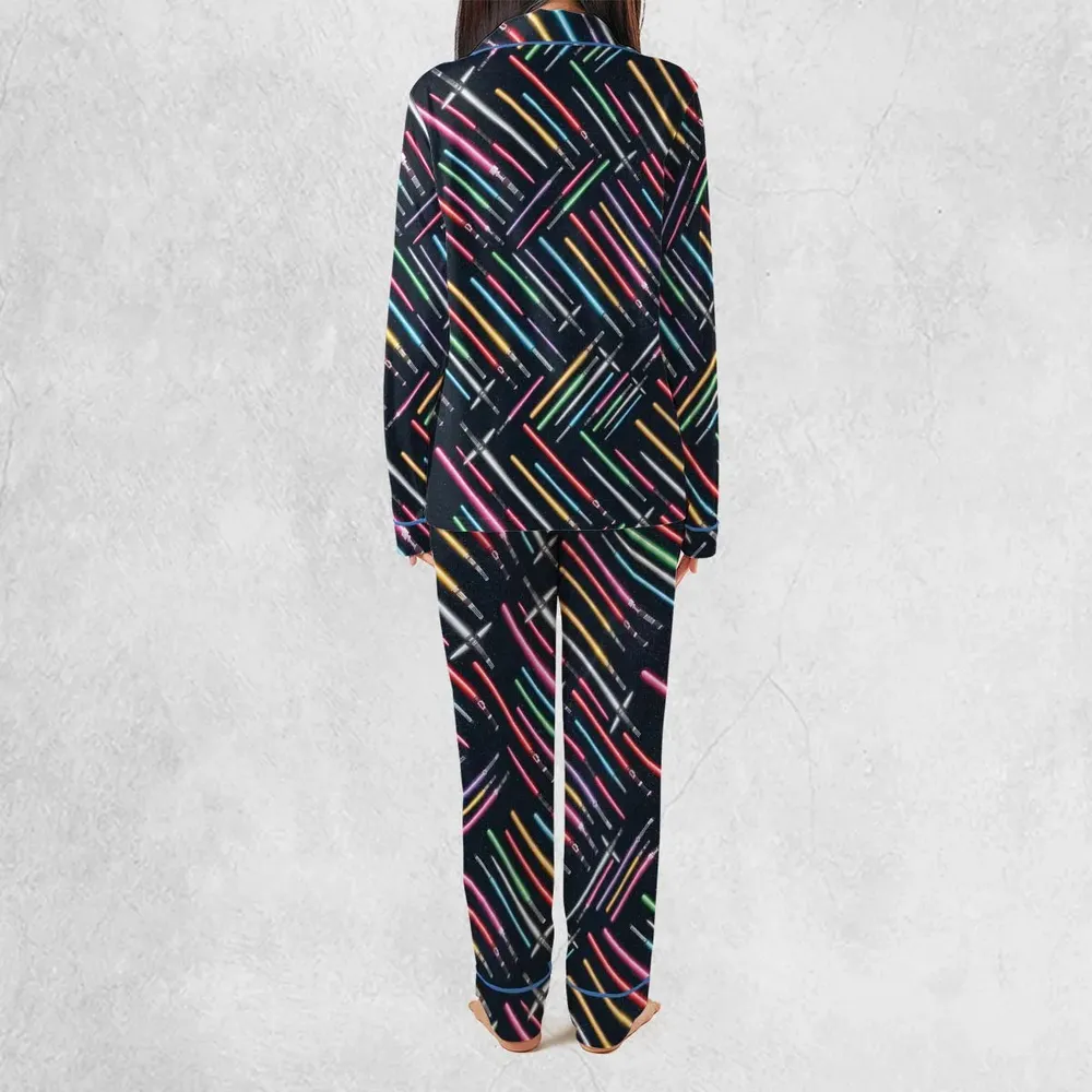 Lightsabers Star Wars Pattern Pajamas Set - 4