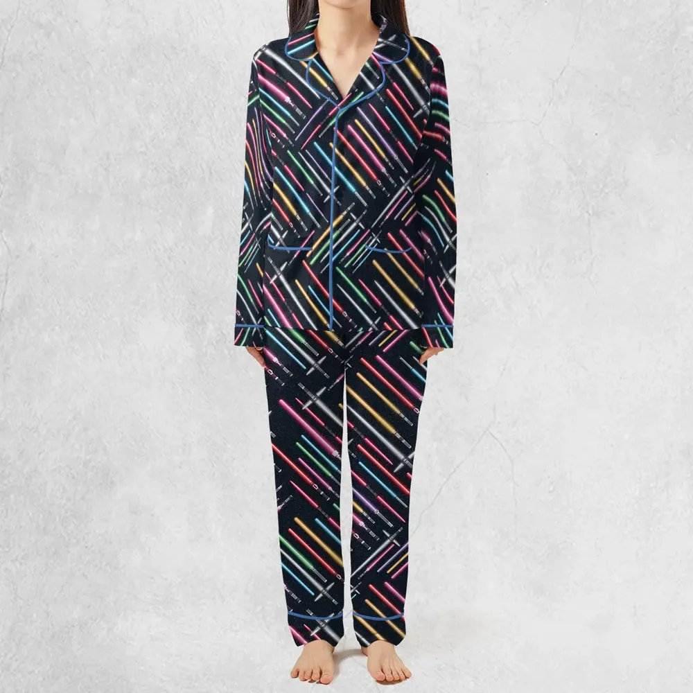 Lightsabers Star Wars Pattern Pajamas Set - 3