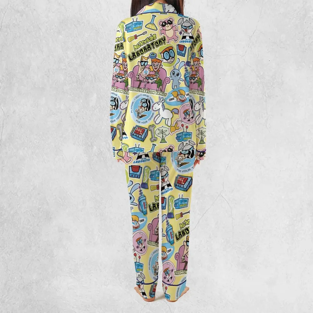 Dee Dee Mandark Dexter's Laboratory Funny Pajamas Set - 4