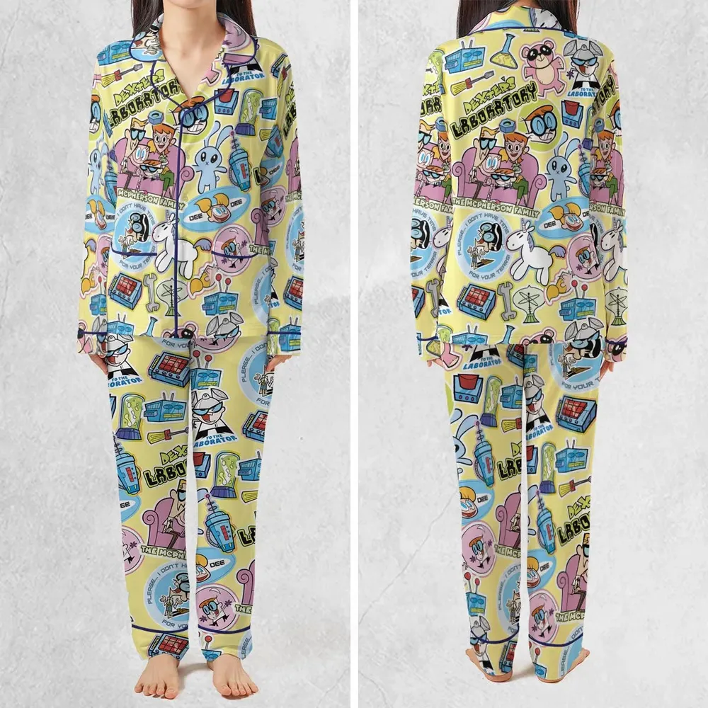 Dee Dee Mandark Dexter's Laboratory Funny Pajamas Set - 2