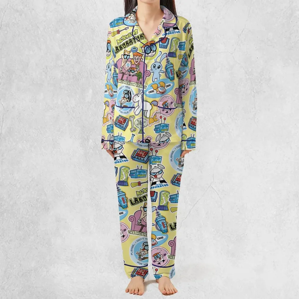 Dee Dee Mandark Dexter's Laboratory Funny Pajamas Set - 3