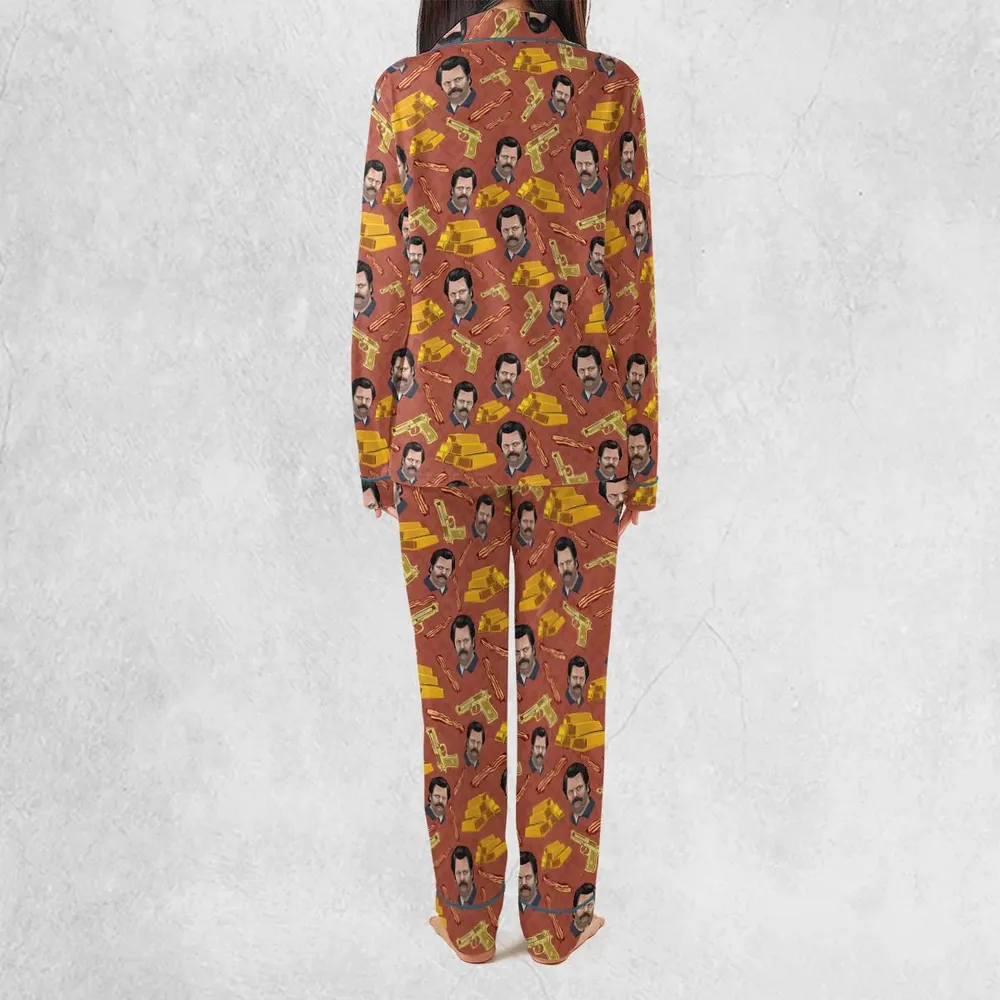 A Swan Song Parks and Recreation Pajamas Set - 4