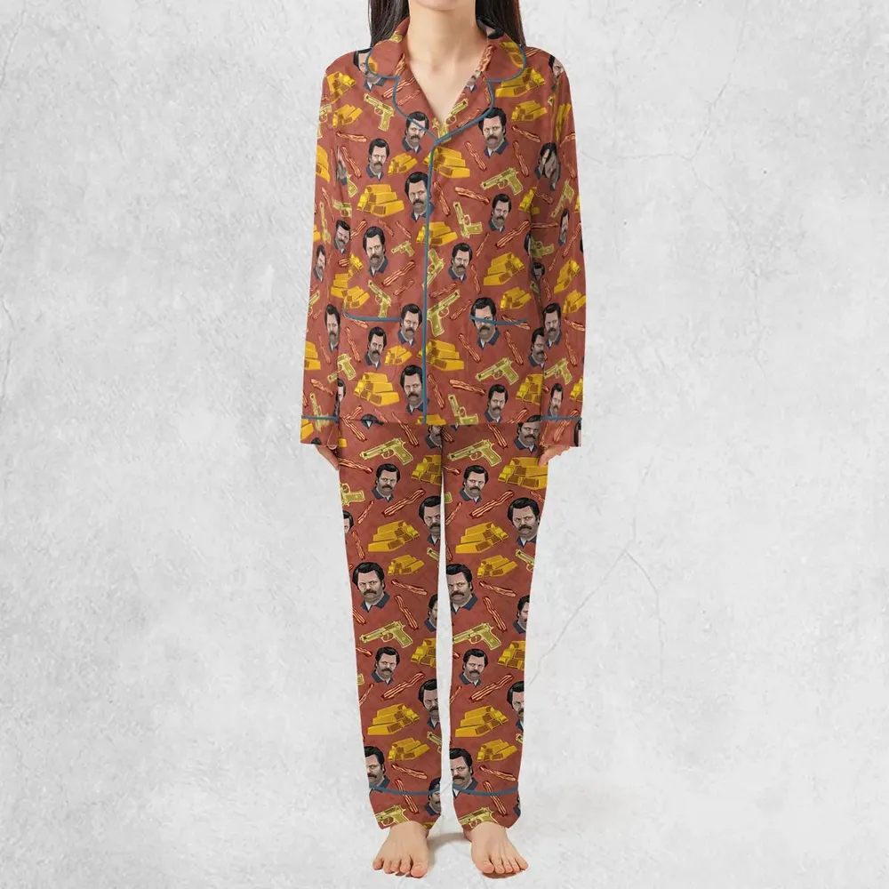 A Swan Song Parks and Recreation Pajamas Set - 3