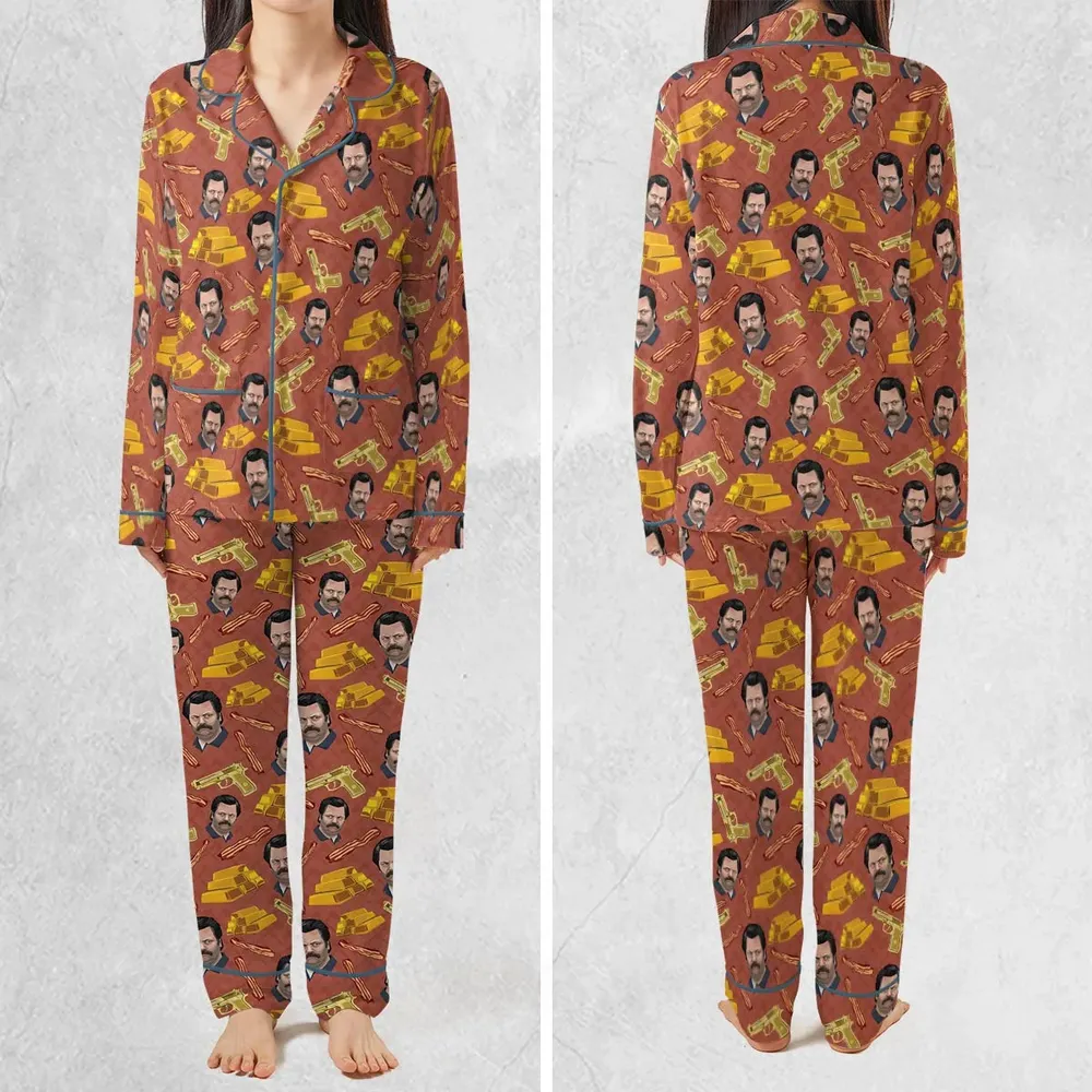 A Swan Song Parks and Recreation Pajamas Set - 2