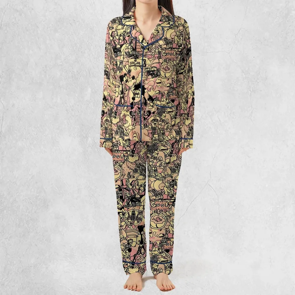 Goofy Movie Collage Pajamas Set - 3