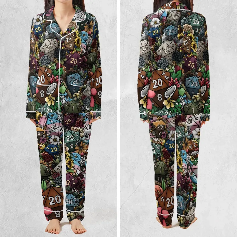 Flower Dice DnD Pajamas Set - 2
