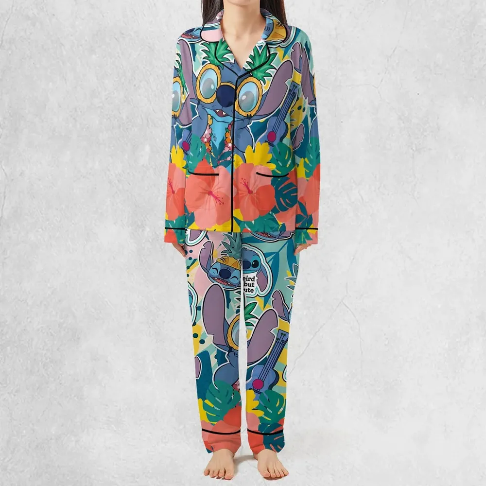 Weird But Cute Stitch Pajamas Set - 3