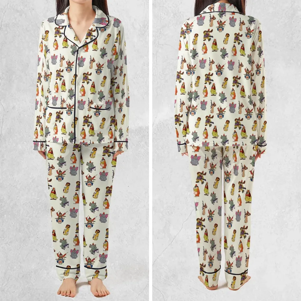 Snorky Fleegle Drooper Bingo The Banana Splits Pajamas Set - 2