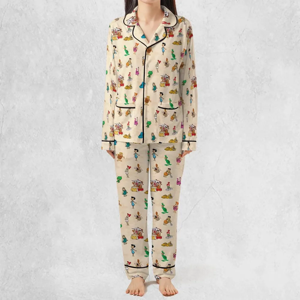 Bedrock The Flintstones Pajamas Set - 3