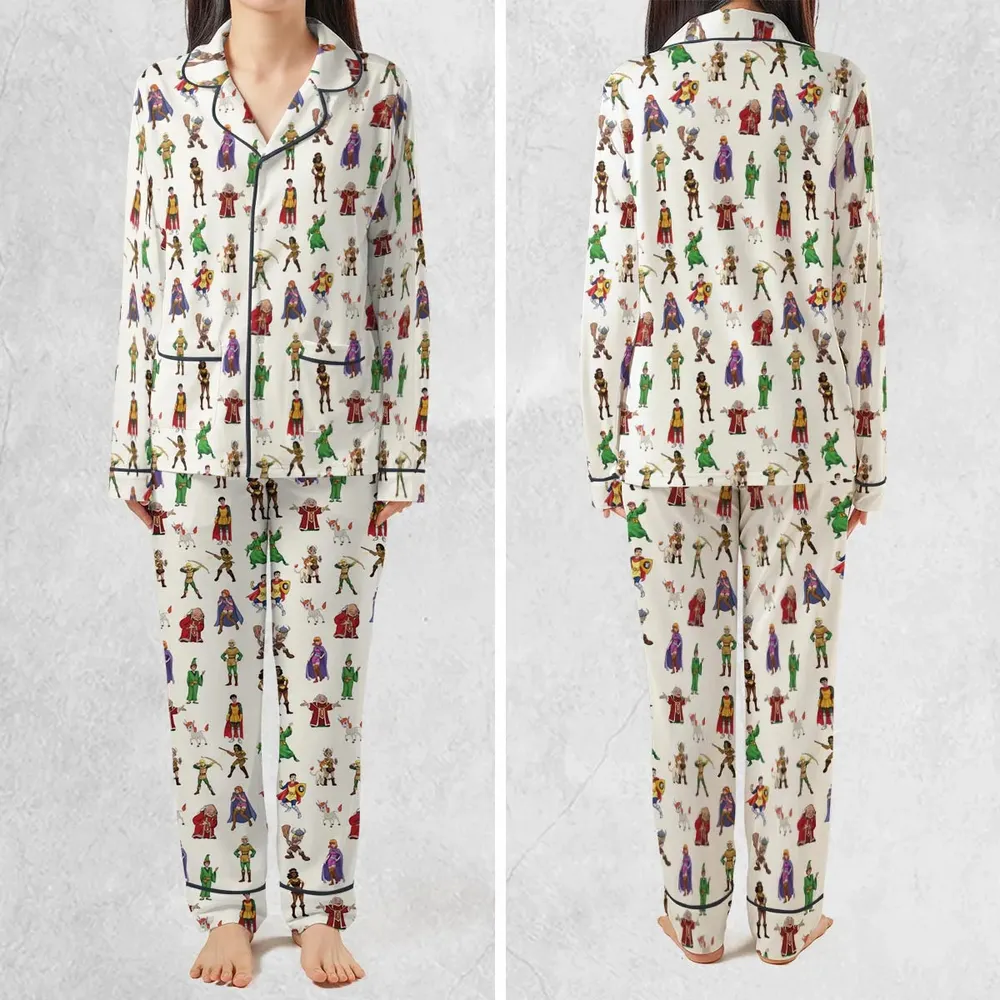 Sheila Uni Eric Diana Bobby Hank DnD Pajamas Set - 2