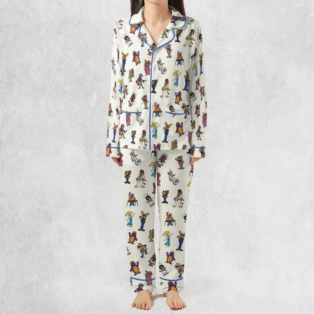 80s Pizza Time Theater Chuck E Cheese Pajamas Set - 3