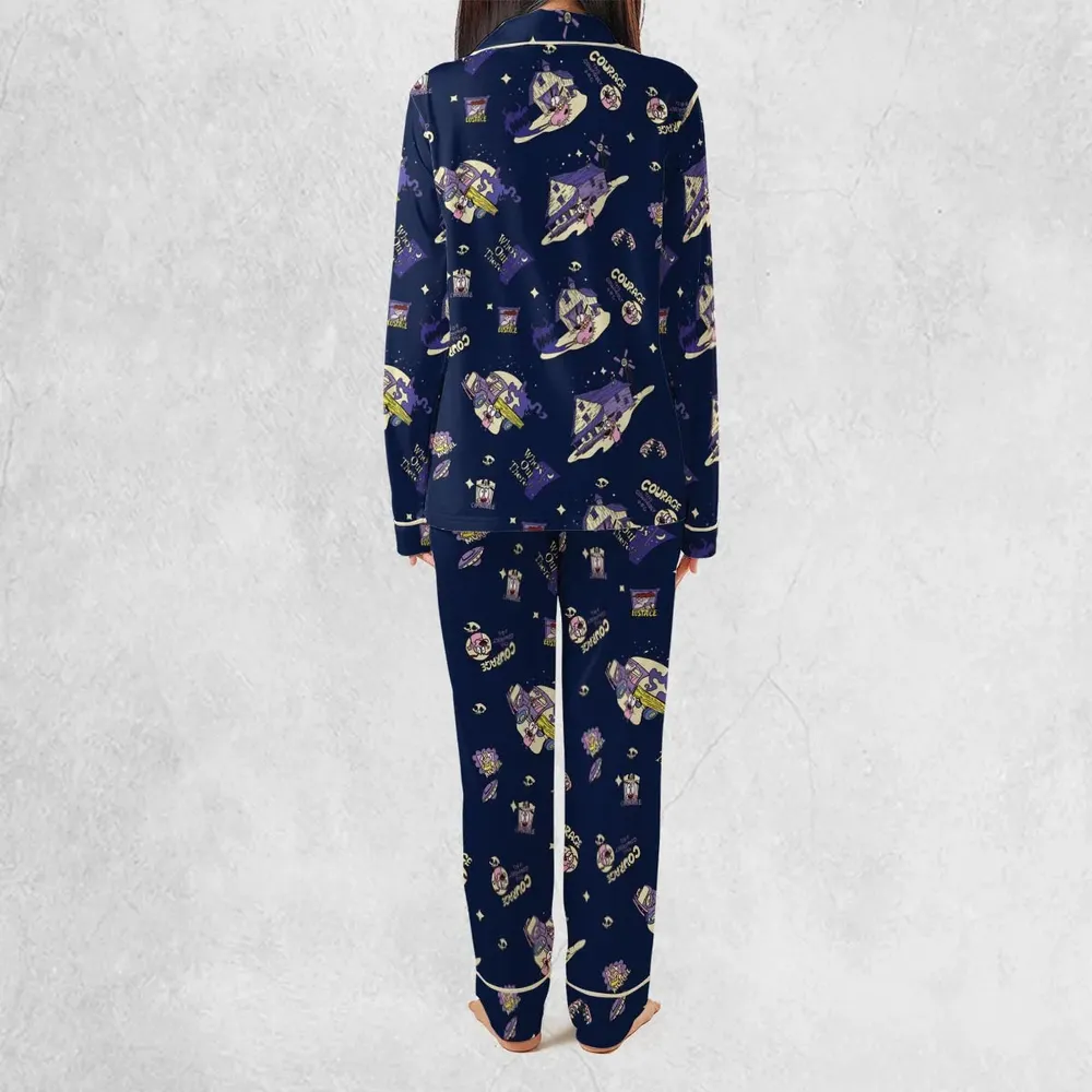 Courage the Cowardly Dog Scenic Pajamas Set - 4