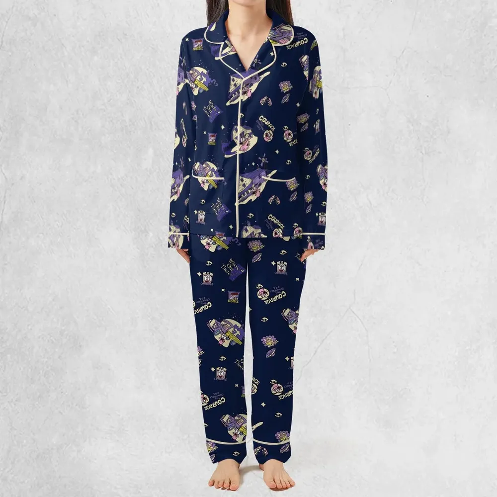 Courage the Cowardly Dog Scenic Pajamas Set - 3