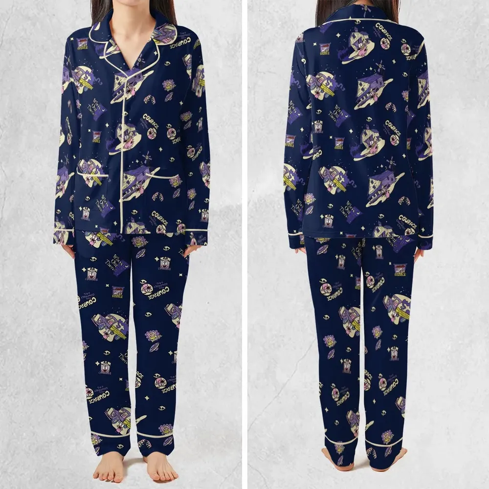 Courage the Cowardly Dog Scenic Pajamas Set - 2