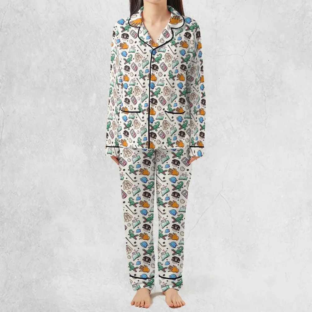 Happy Gilmore Pattern Pajamas Set - 3