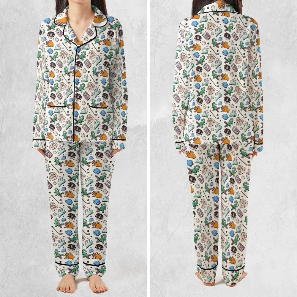 Happy Gilmore Pattern Pajamas Set - 2