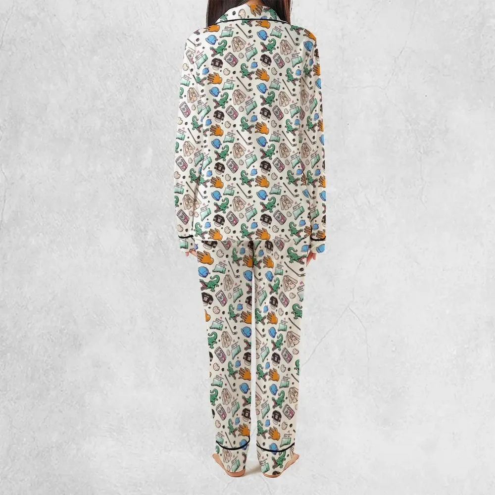 Happy Gilmore Pattern Pajamas Set - 4