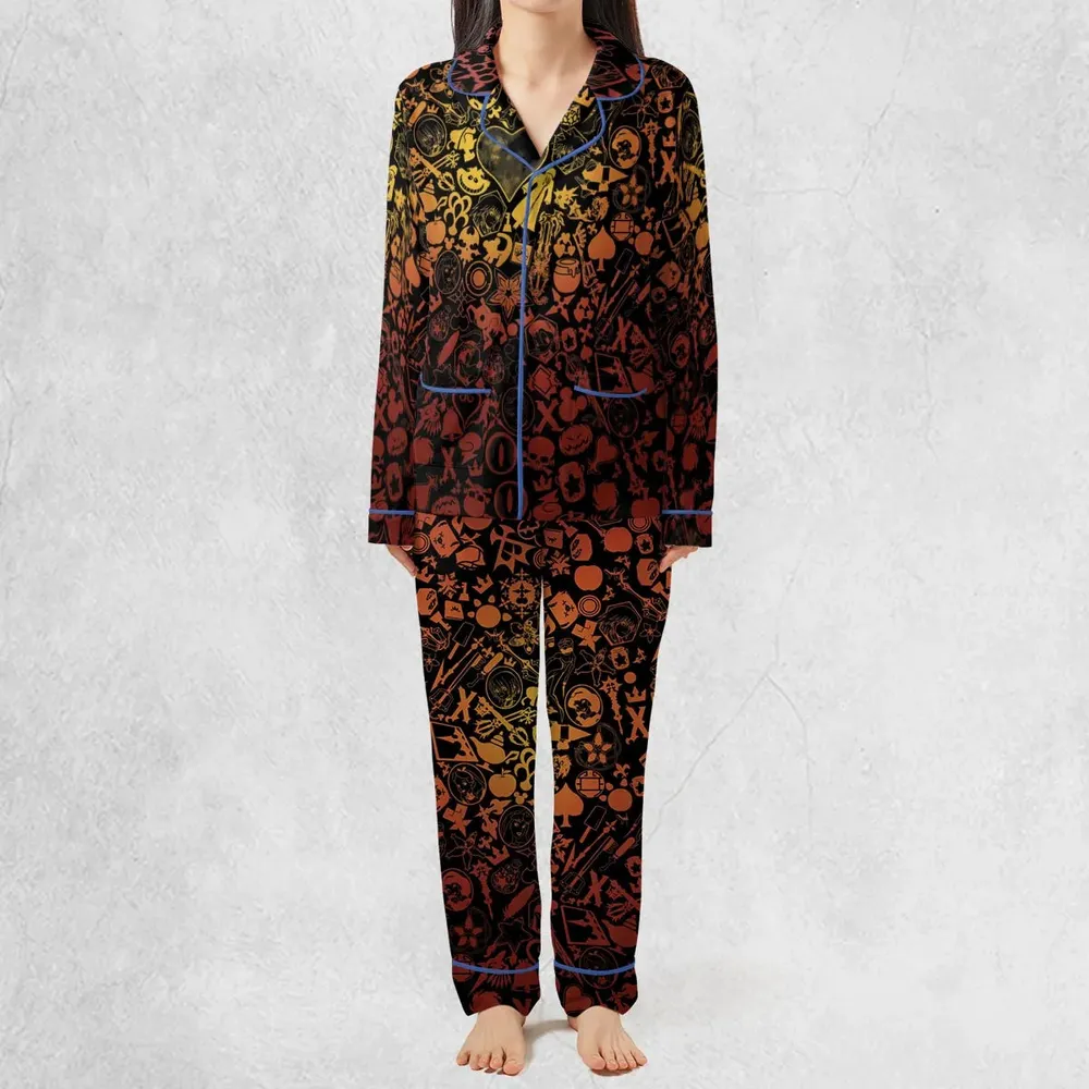 Red Key Heart Kingdom Hearts Pajamas Set - 3