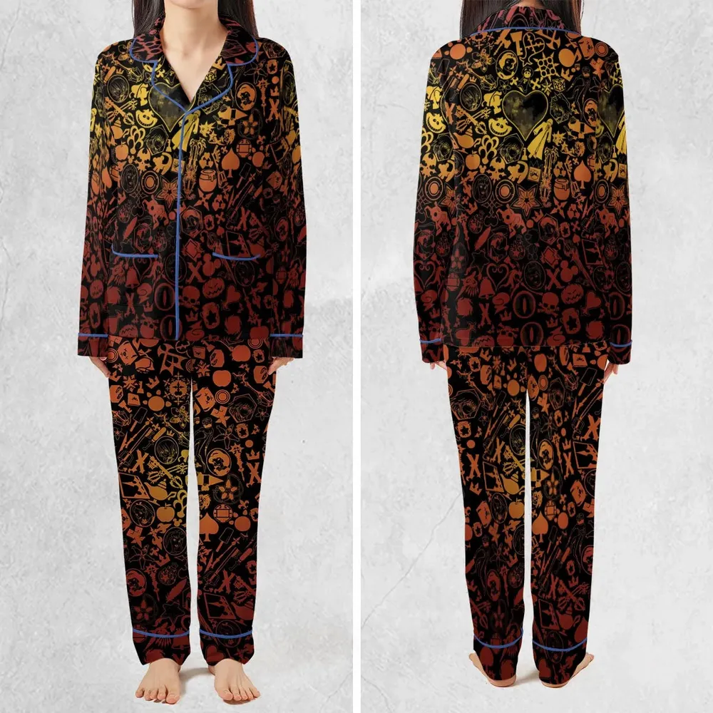Red Key Heart Kingdom Hearts Pajamas Set - 2