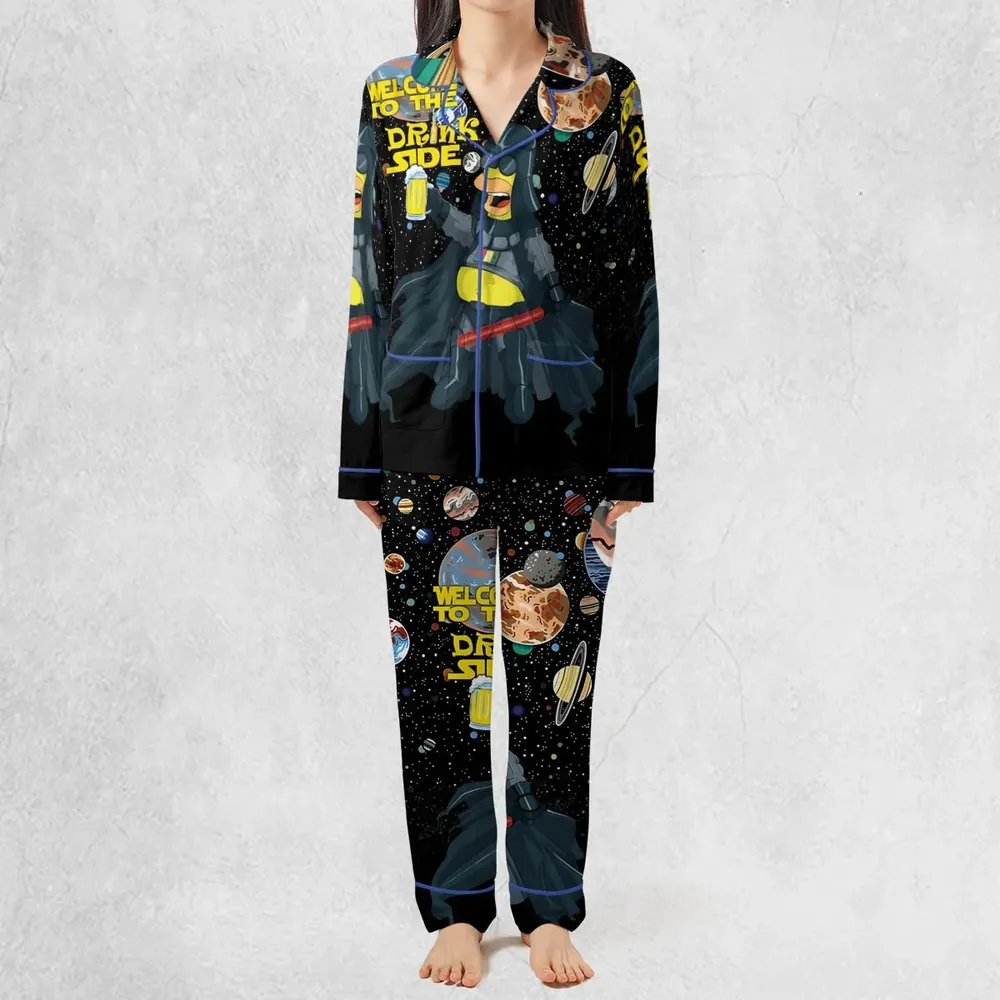 Simpson Darth Vader Welcome To The Drink Side Pajamas Set - 3
