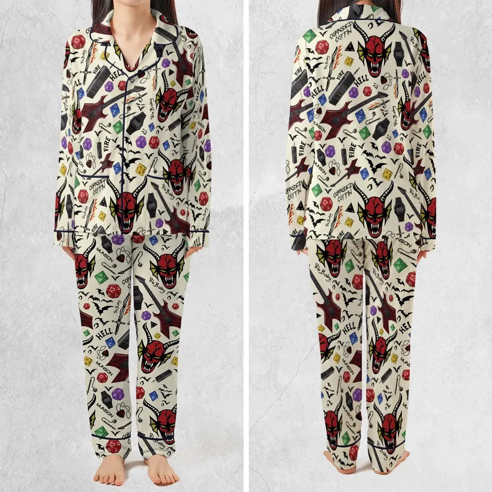Hellfire Club Stranger Things Pajamas Set - 2