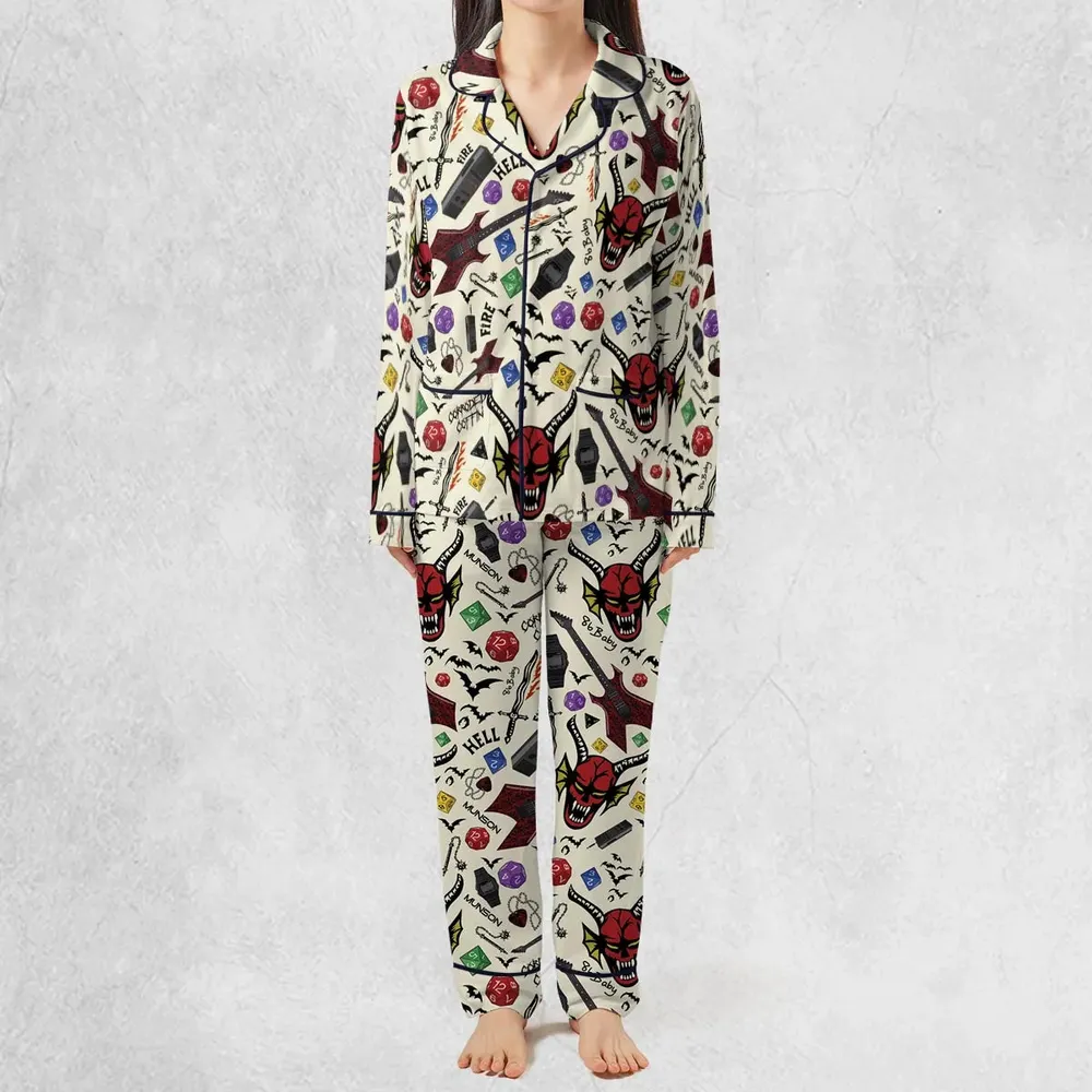 Hellfire Club Stranger Things Pajamas Set - 3