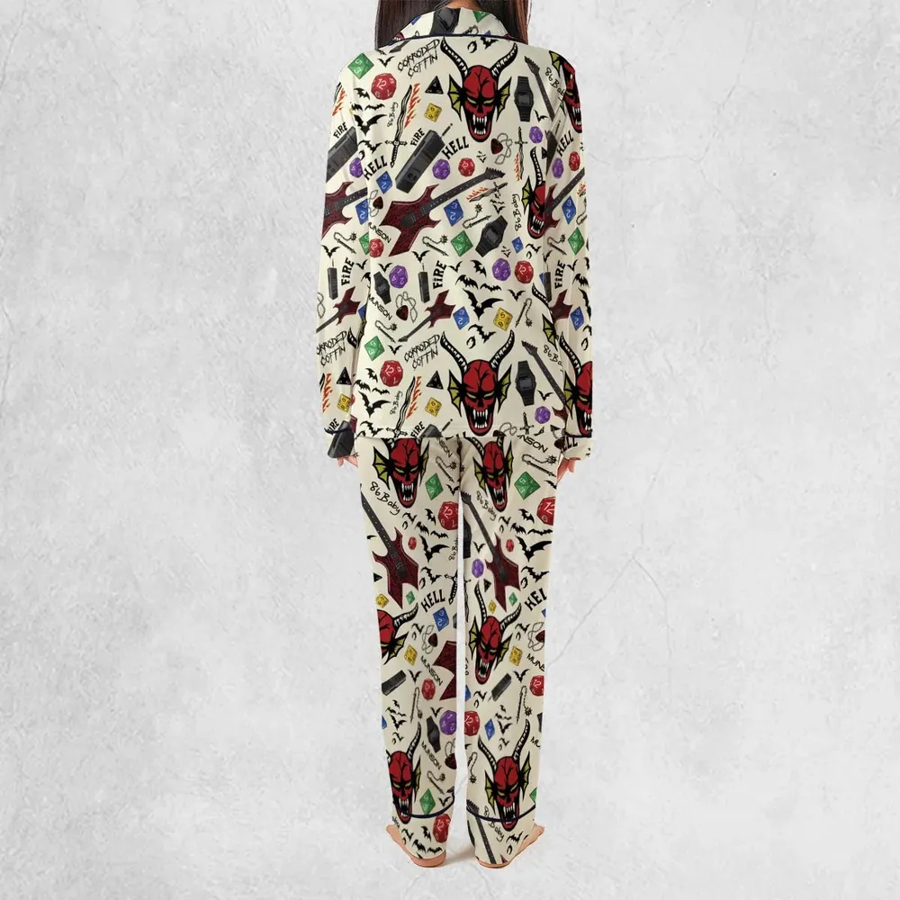 Hellfire Club Stranger Things Pajamas Set - 4