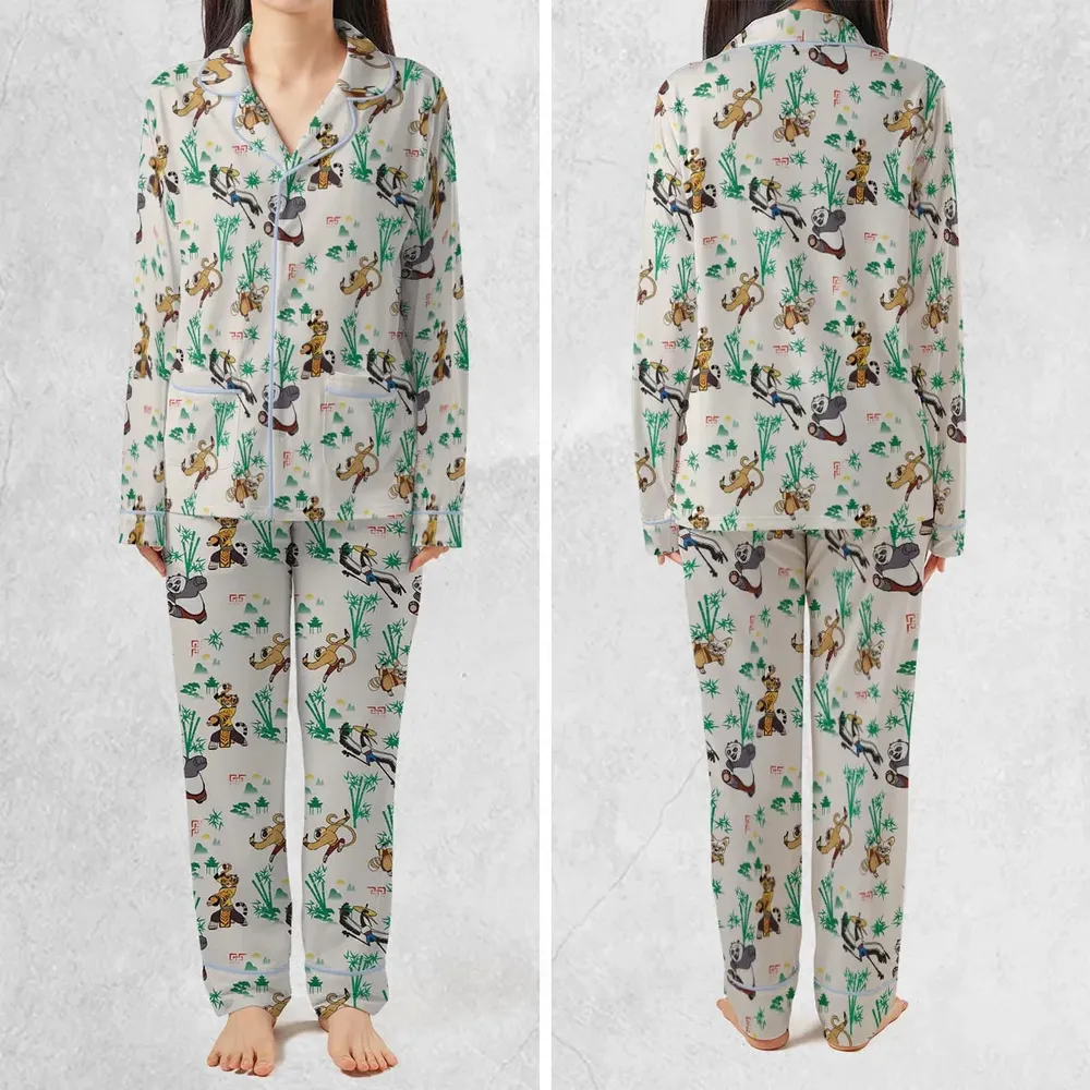 Kung Fu Panda Characters Pajamas Set - 2