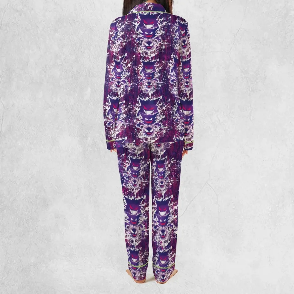 Ghostly Evolution Ghastly Haunter Gengar Pokemon Pajamas Set - 4