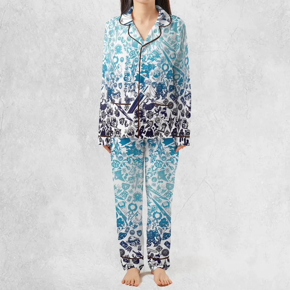 Blue Moggle Final Fantasy Pajamas Set - 3