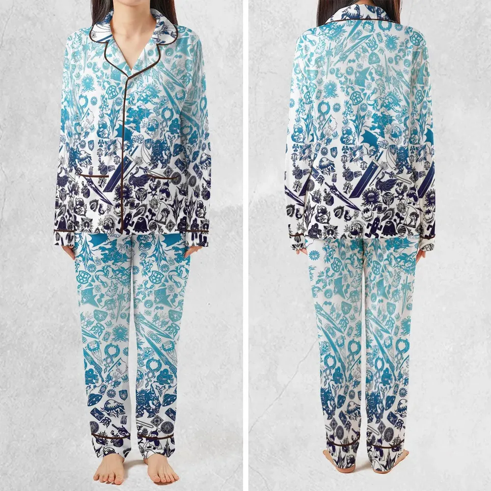 Blue Moggle Final Fantasy Pajamas Set - 2