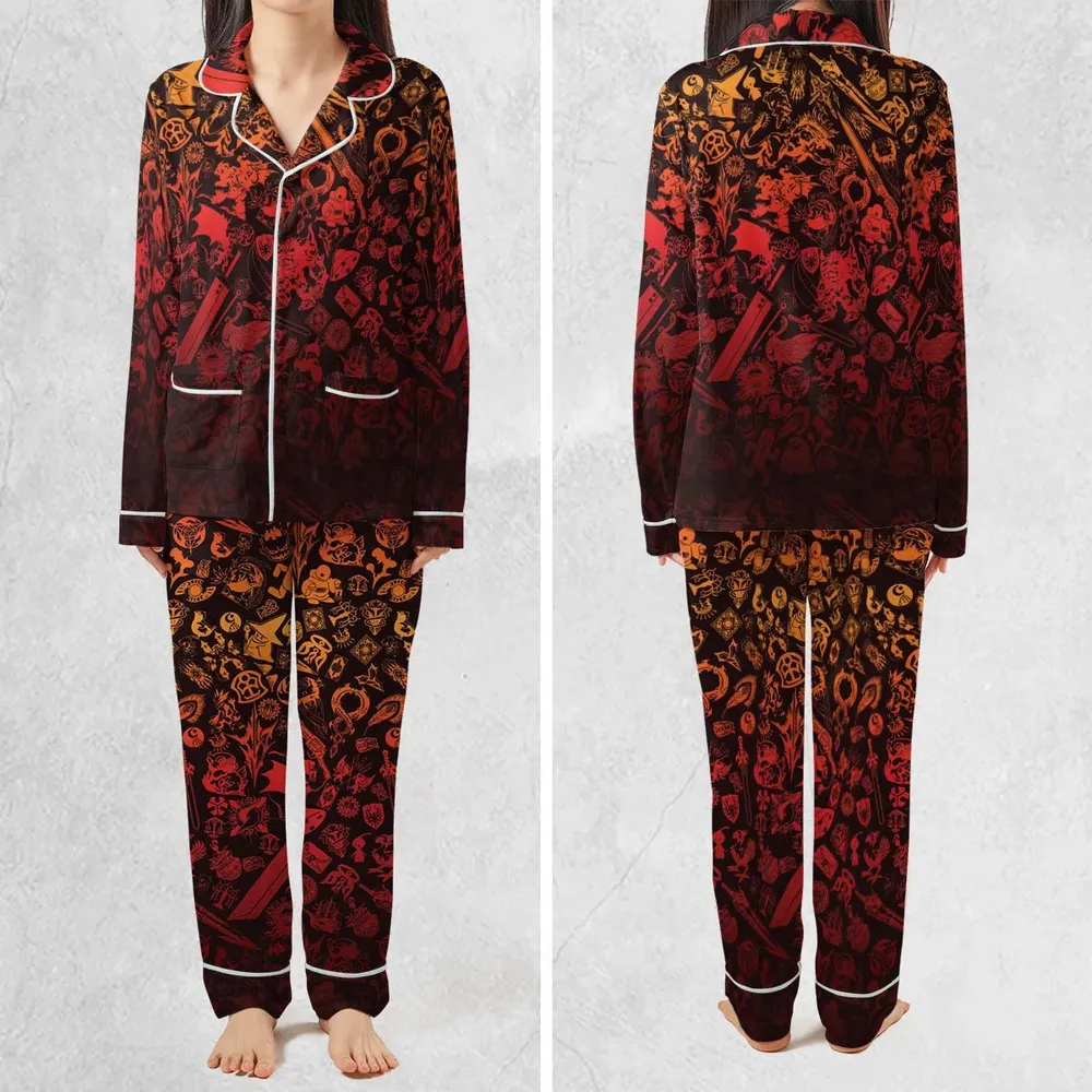 Red Moggle Final Fantasy Pajamas Set - 2
