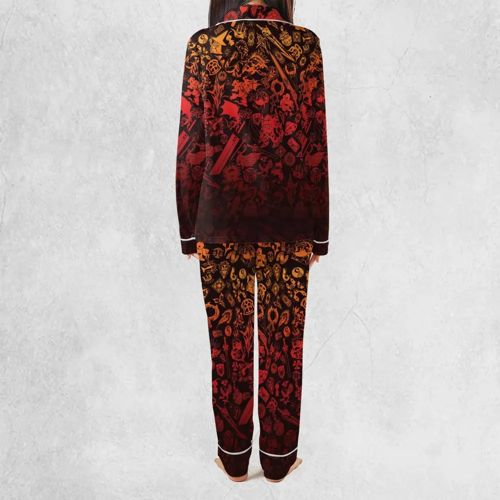 Red Moggle Final Fantasy Pajamas Set - 4