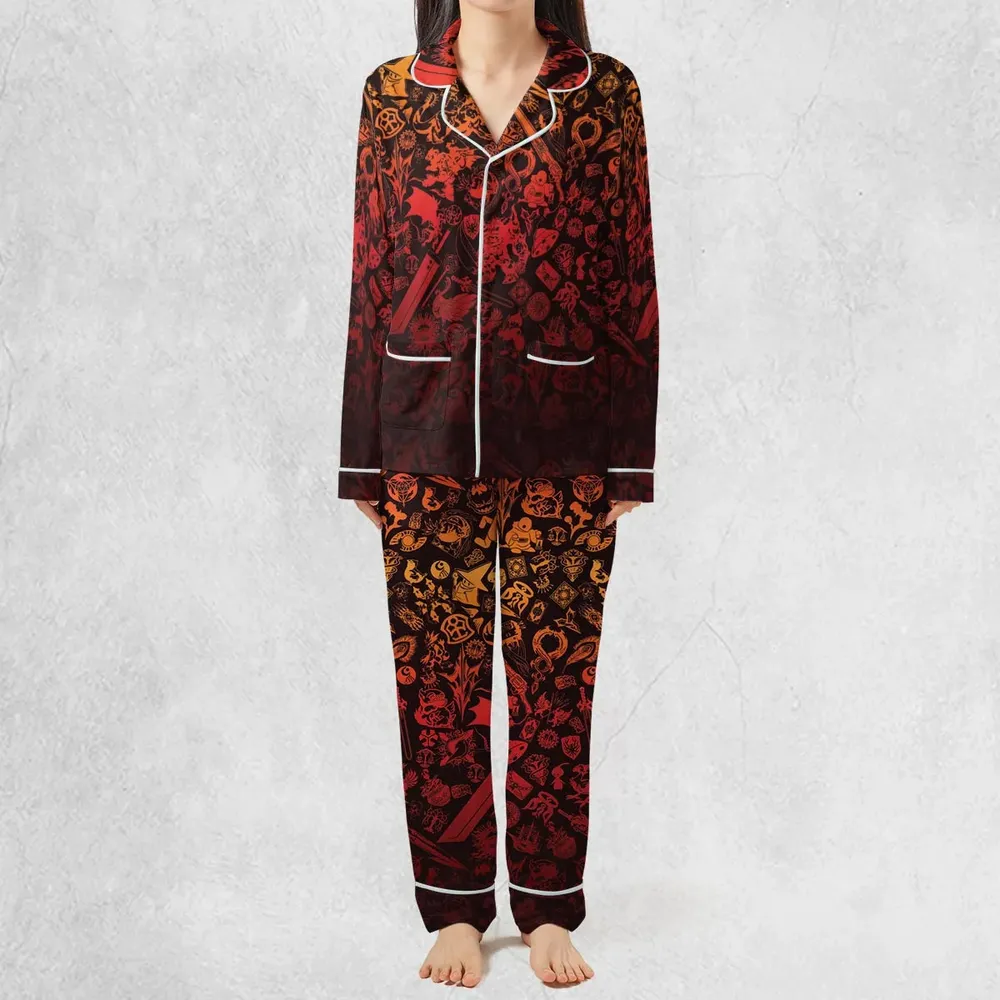 Red Moggle Final Fantasy Pajamas Set - 3