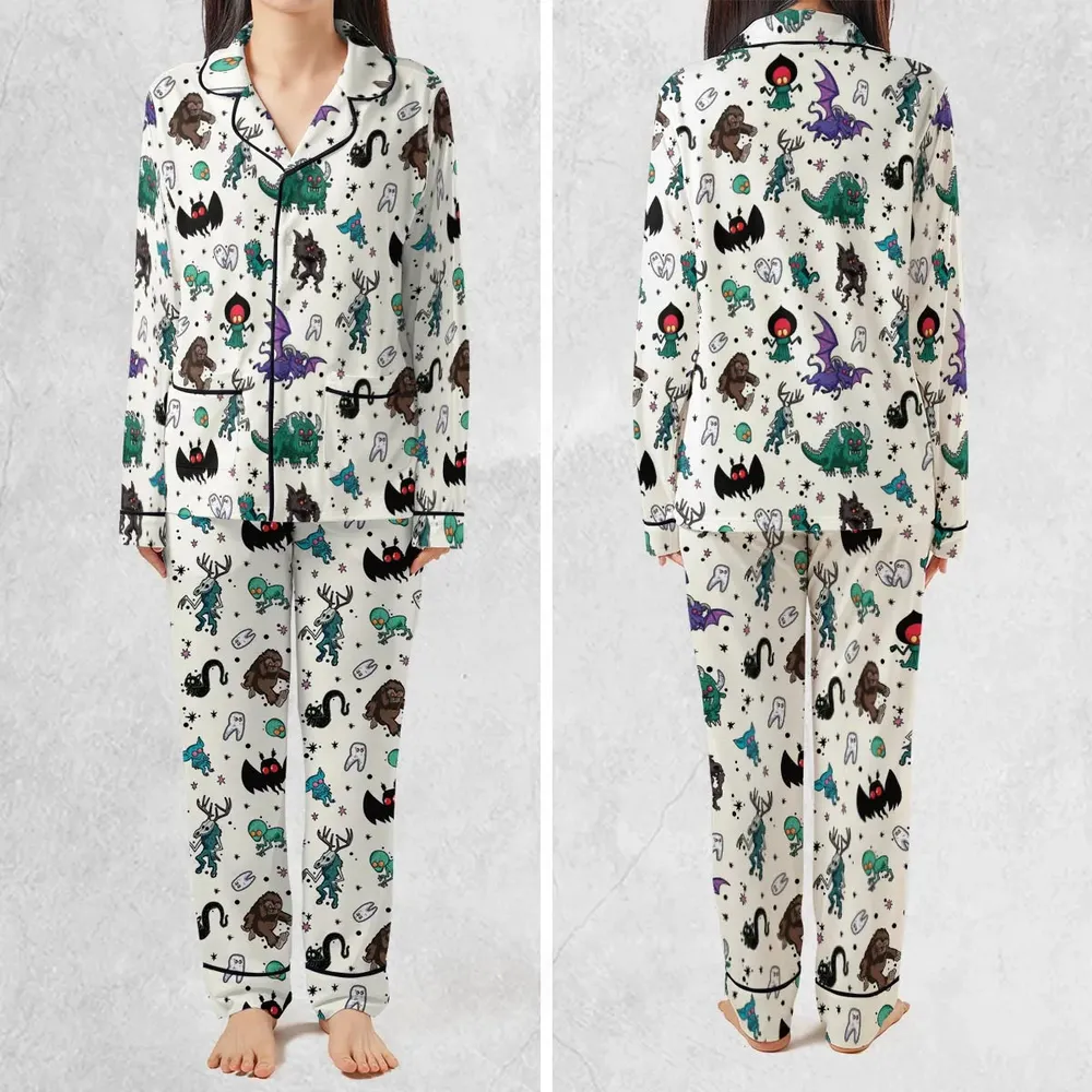 Cryptids of the Americas Cryptozoology Cryptids Monster Pajamas Set - 2