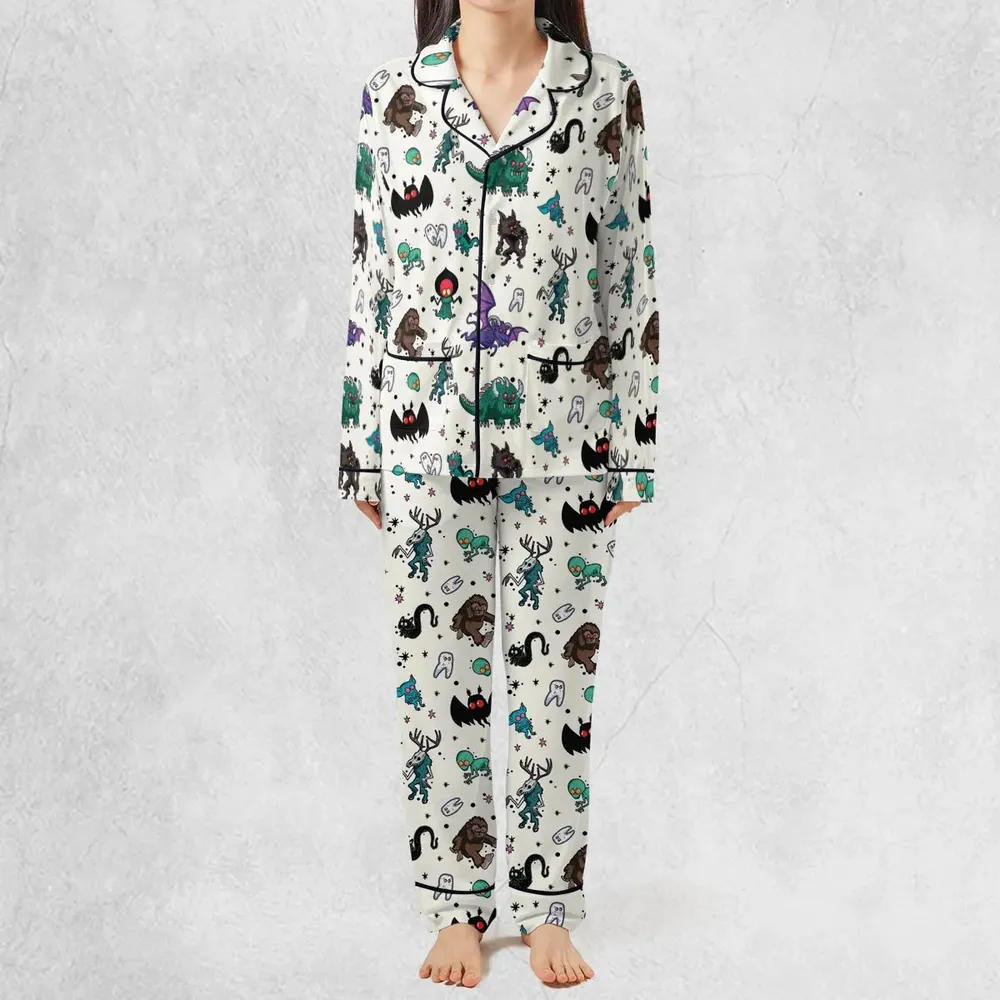 Cryptids of the Americas Cryptozoology Cryptids Monster Pajamas Set - 3