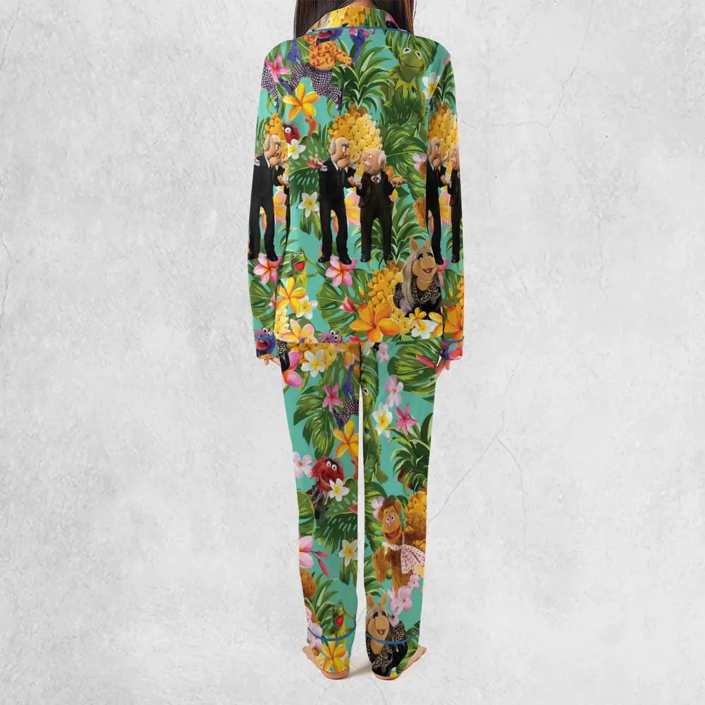 Statler And Waldorf Muppets Tropical Pajamas Set - 4