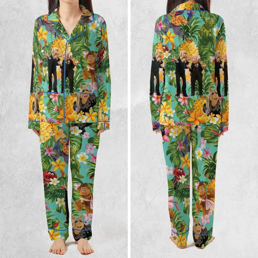 Statler And Waldorf Muppets Tropical Pajamas Set - 2