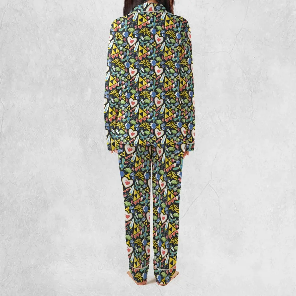 Zelda Theme Items Pajamas Set - 4
