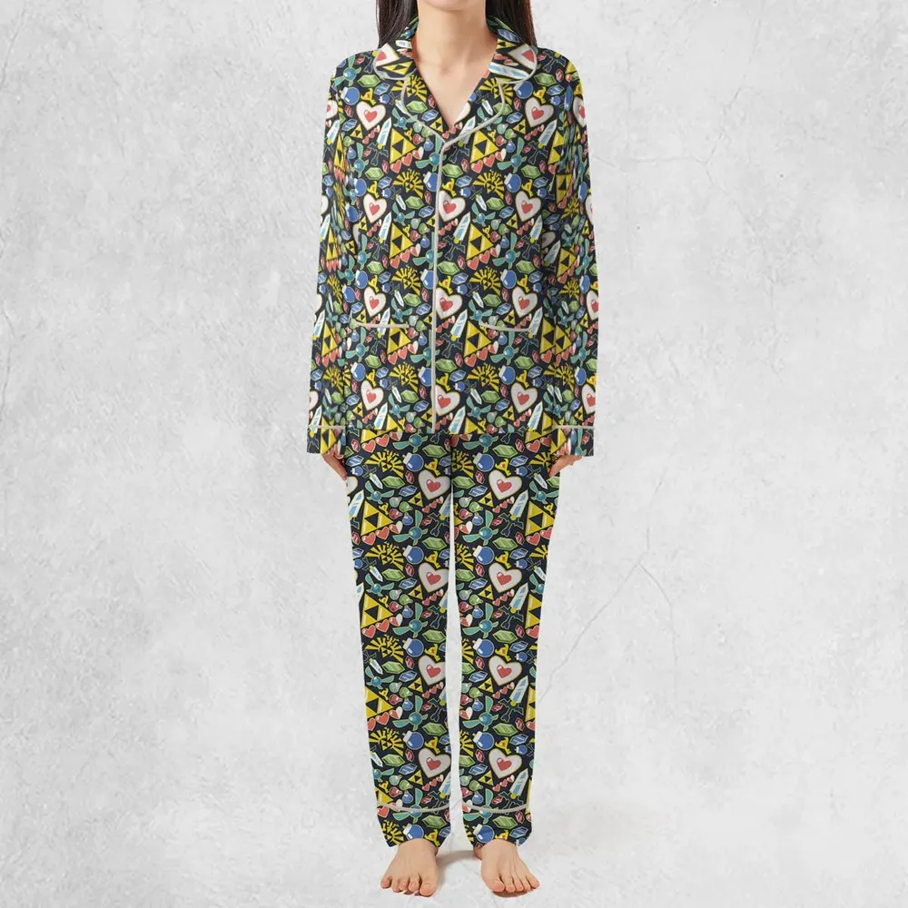 Zelda Theme Items Pajamas Set - 3