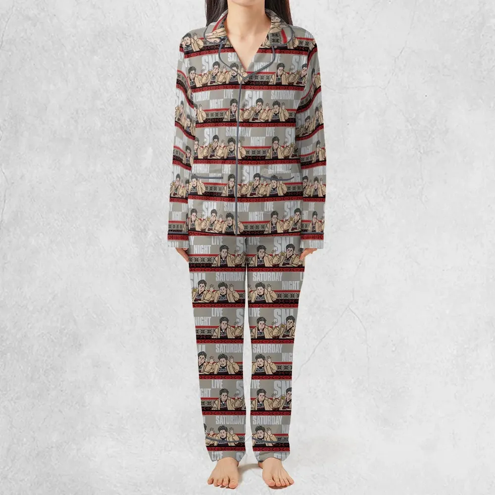 Drunk Uncle on the Holidays SNL Saturday Night Live Pajamas Set - 3