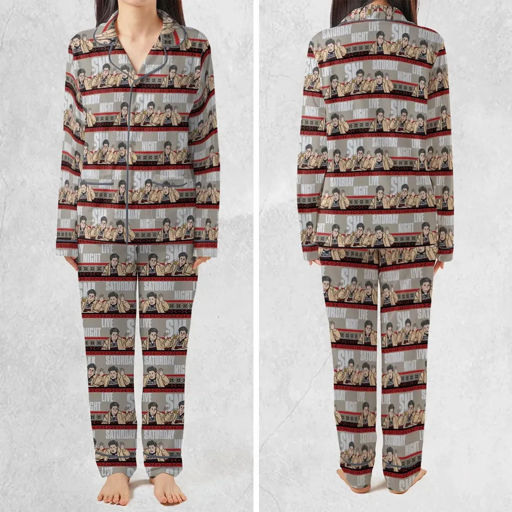 Drunk Uncle on the Holidays SNL Saturday Night Live Pajamas Set - 2