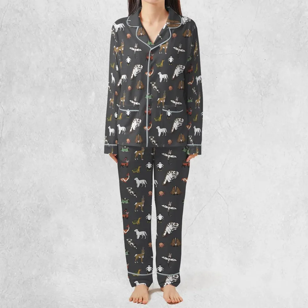 Menagerie Appa Sky Bison Momo Naga Pabu Avartar The Last Airbender Pajamas Set - 3