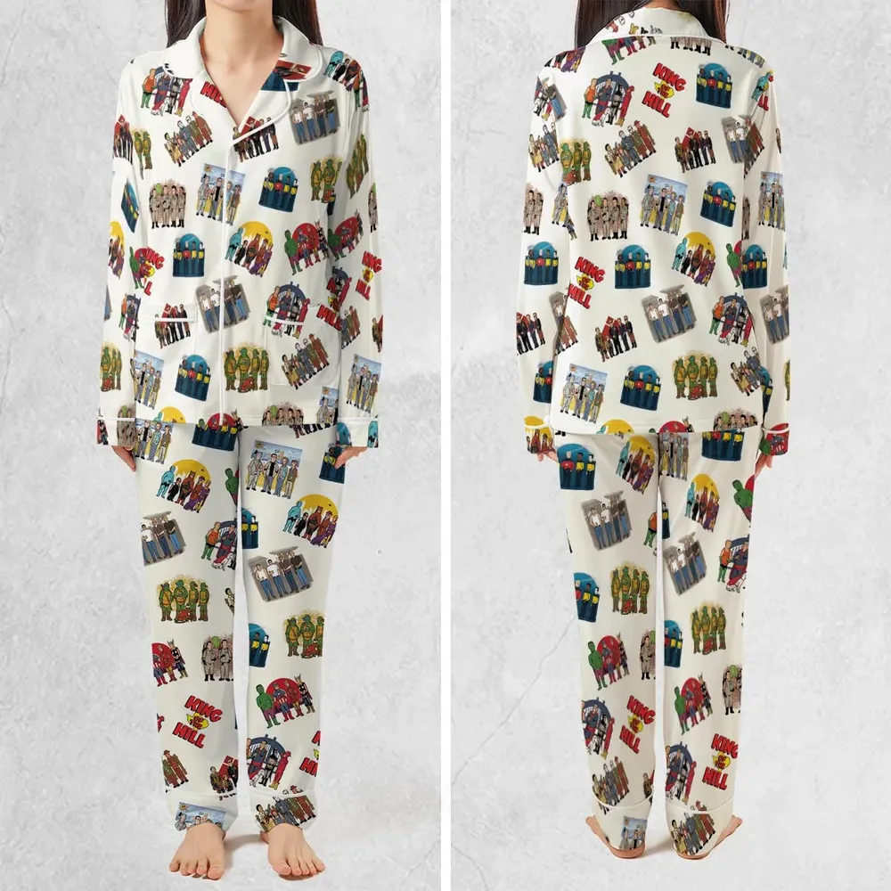 Hank's Friends King Of The Hill Parody Pajamas Set - 2