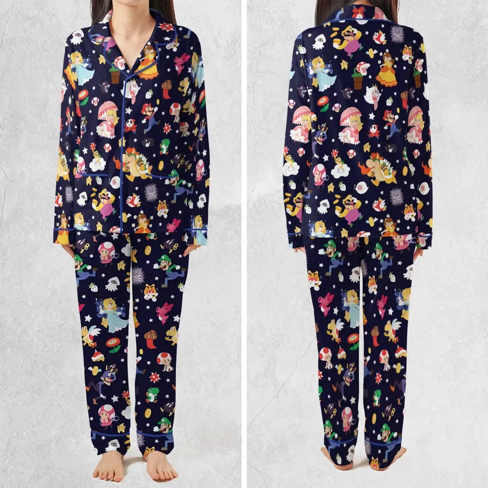 Mushroom Kingdom Super Mario Pajamas Set - 2