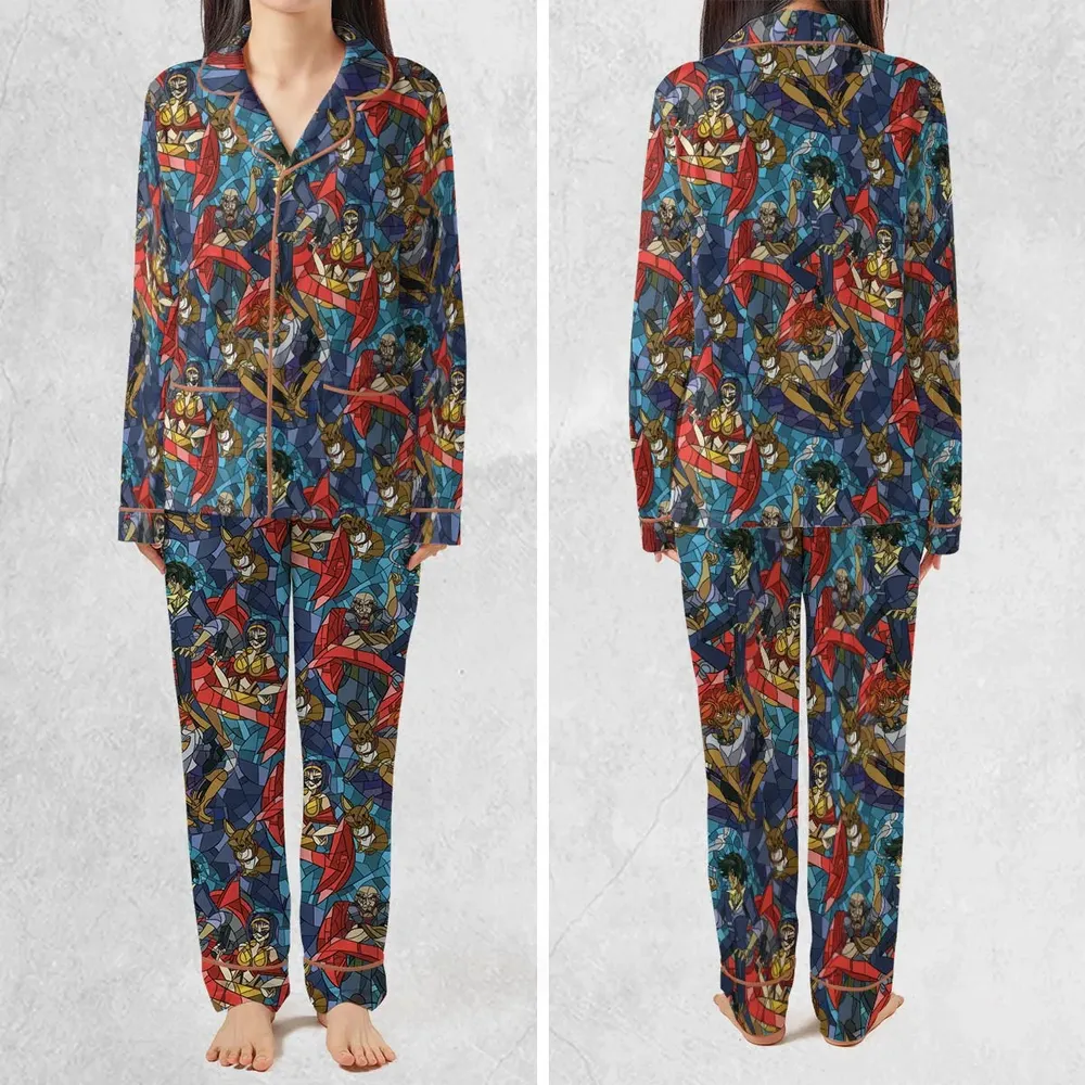 Spike Spiegel Faye Valentine Edward Wong Cowboy Bebop Pajamas Set - 2
