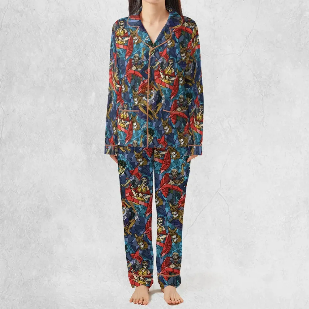Spike Spiegel Faye Valentine Edward Wong Cowboy Bebop Pajamas Set - 3