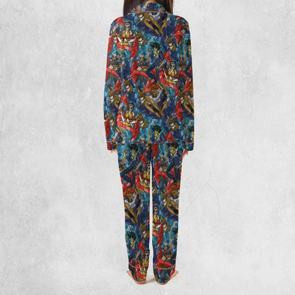 Spike Spiegel Faye Valentine Edward Wong Cowboy Bebop Pajamas Set - 4