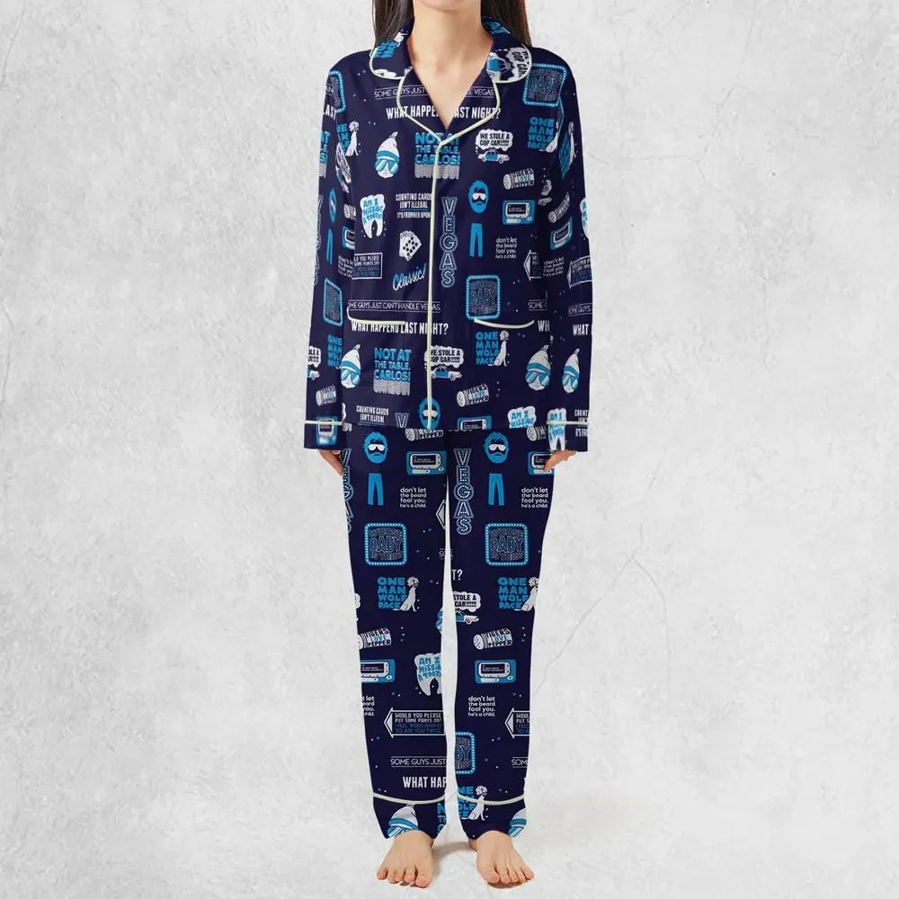 What Happened Last Night The Hangover Pajamas Set - 3