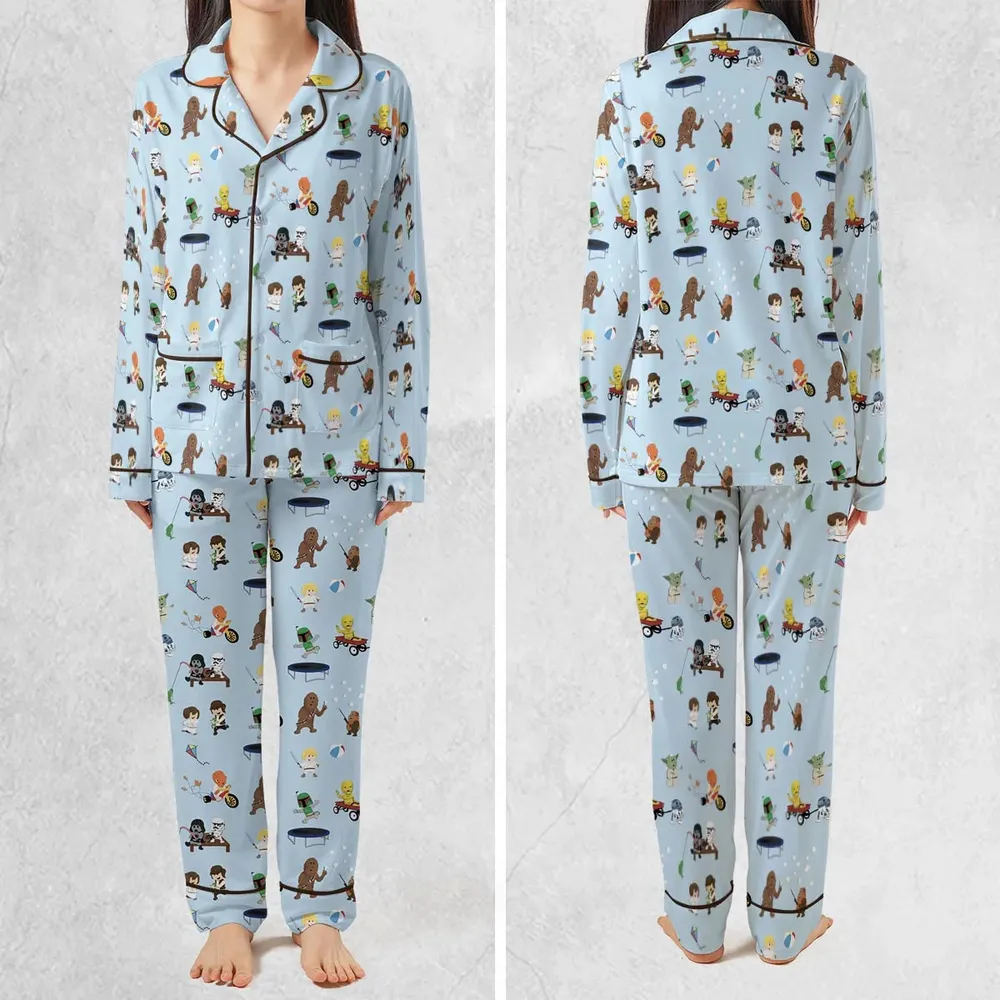 Go Fishing with Star Wars Characters Pajamas Set - 2